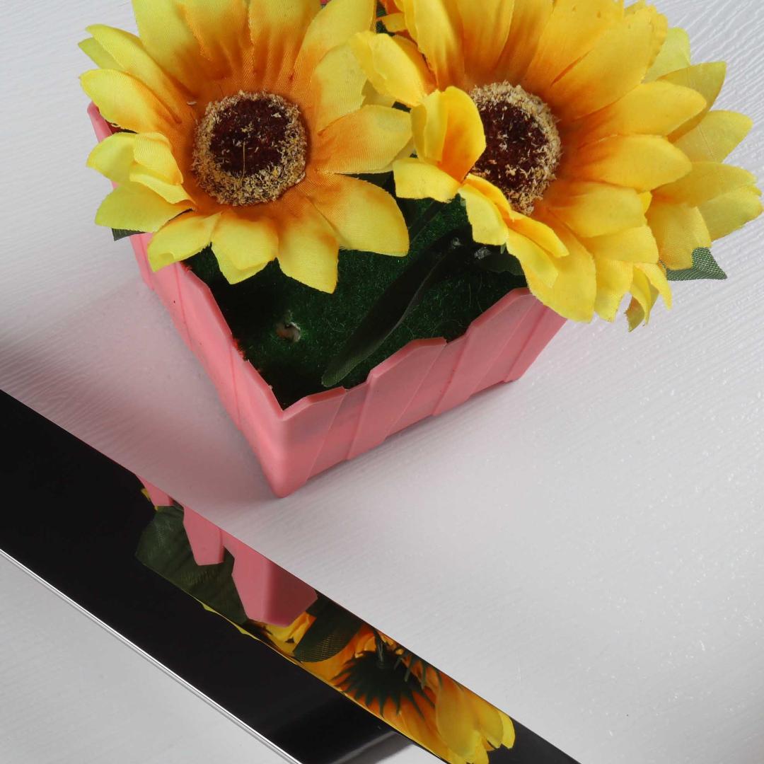 7284柳刃包丁 尺一 ウルトラ鏡面仕上げ 刺身包丁 黒檀黒水牛角五本銀巻八角柄