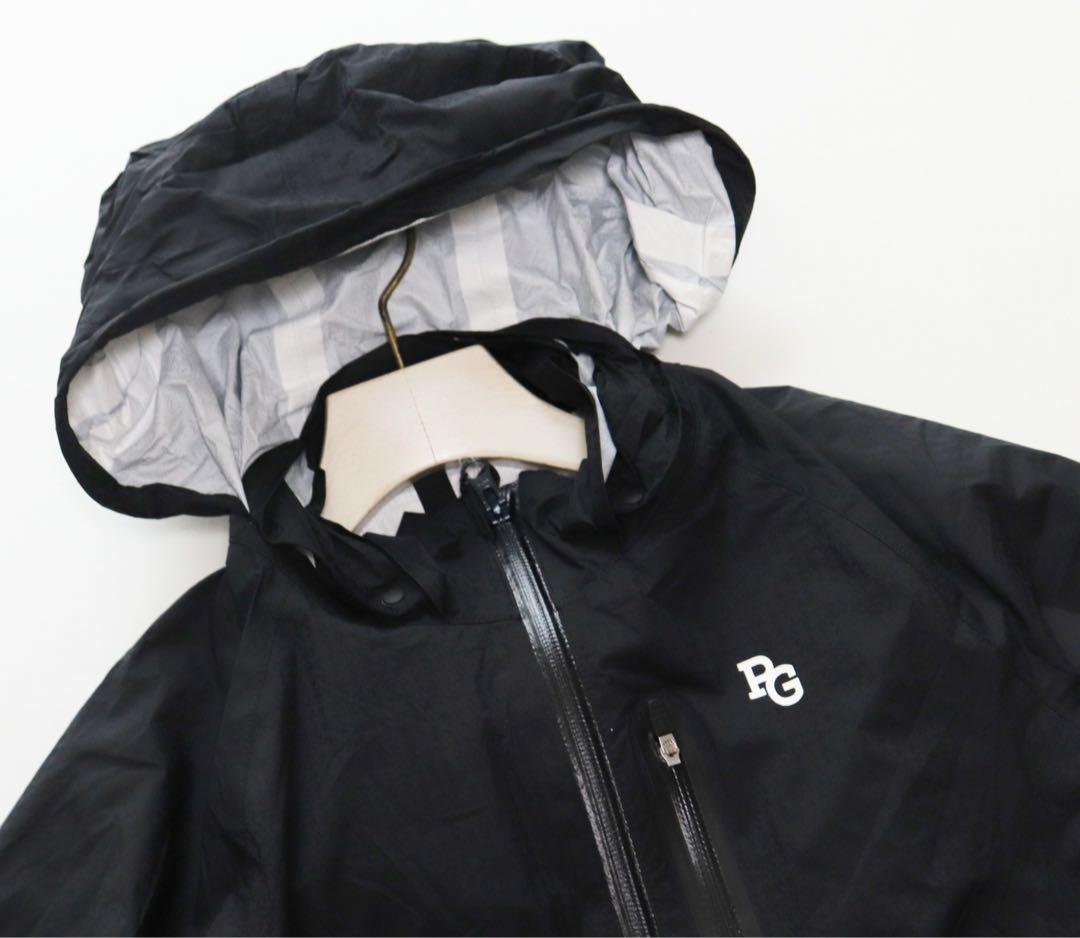 《パーリーゲイツ》新品 2Way高機能防水性ブルゾン レインウェア 4(M)