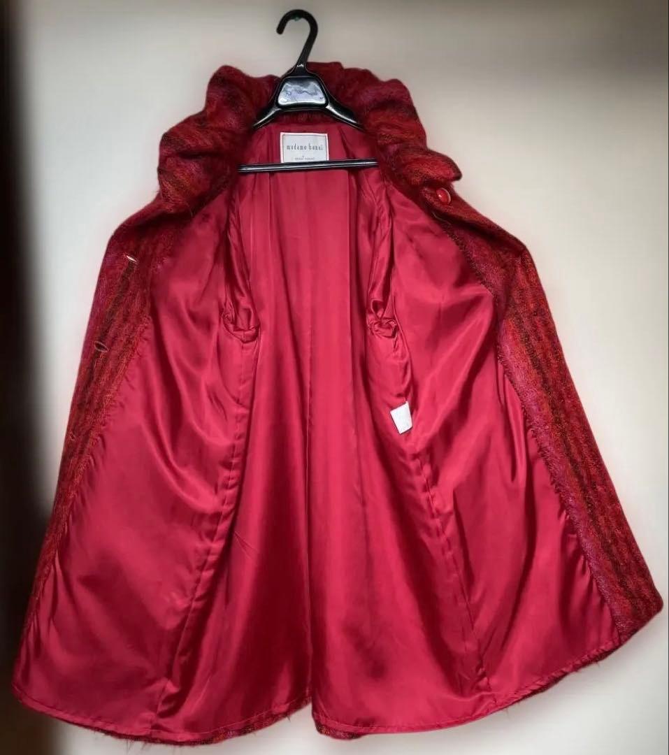 madame hanai マダム ハナイ 毛100%コート 花井幸子 低 価格