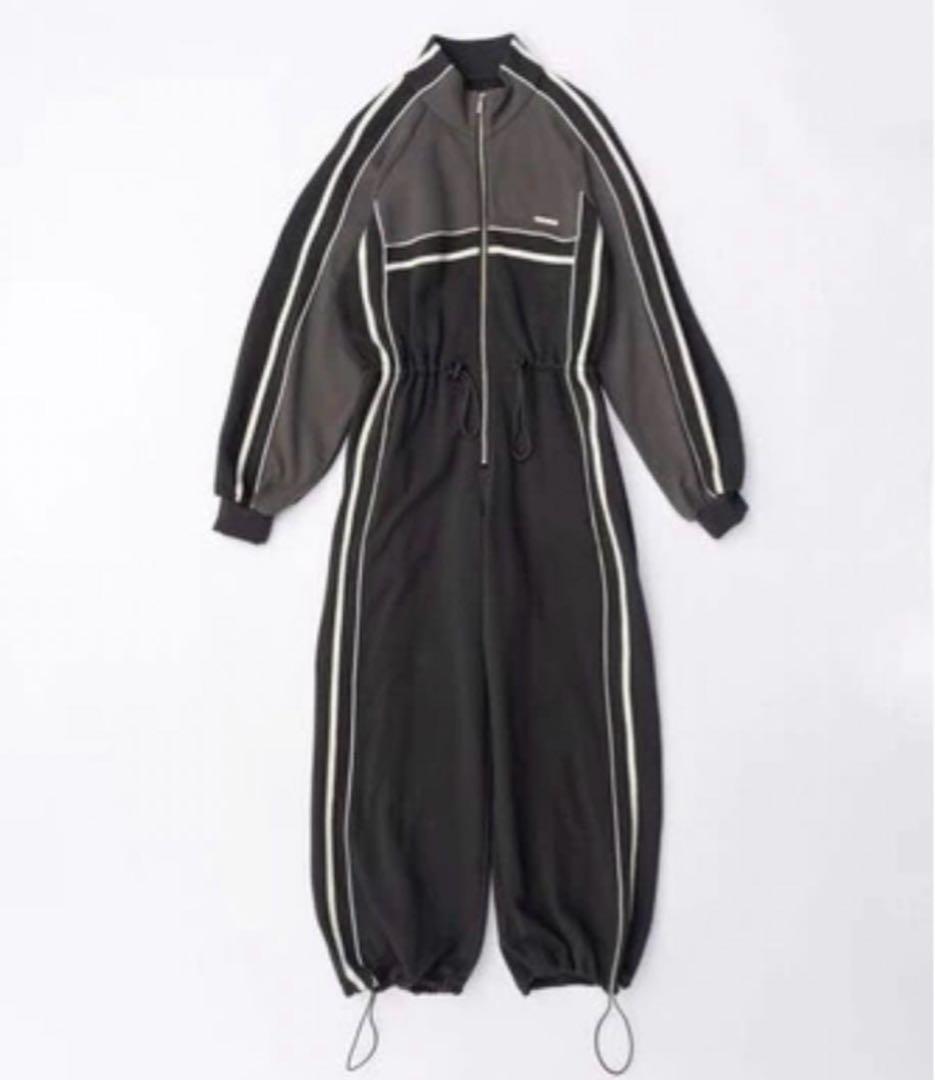 値下★MAISON SPECIALメゾンスペシャル♪スウェットトラックロンパース