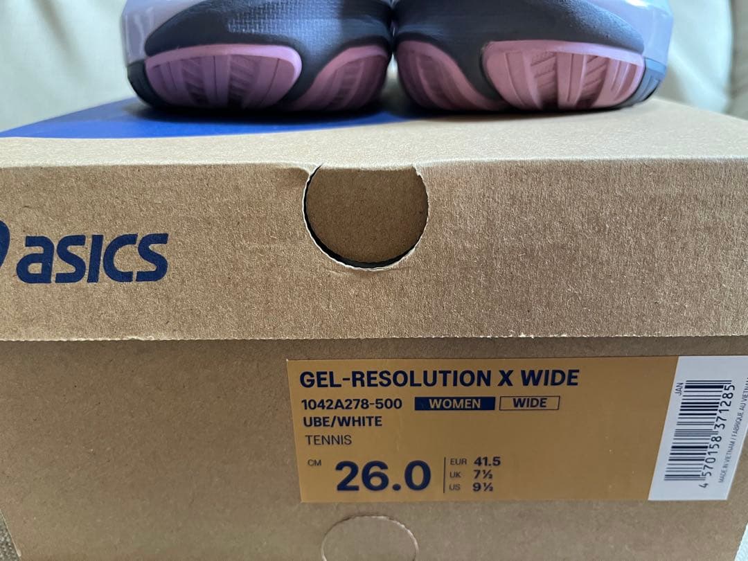 1.5時間使用26.0 アシックス ゲルレゾリューション 10ワイド (AC）