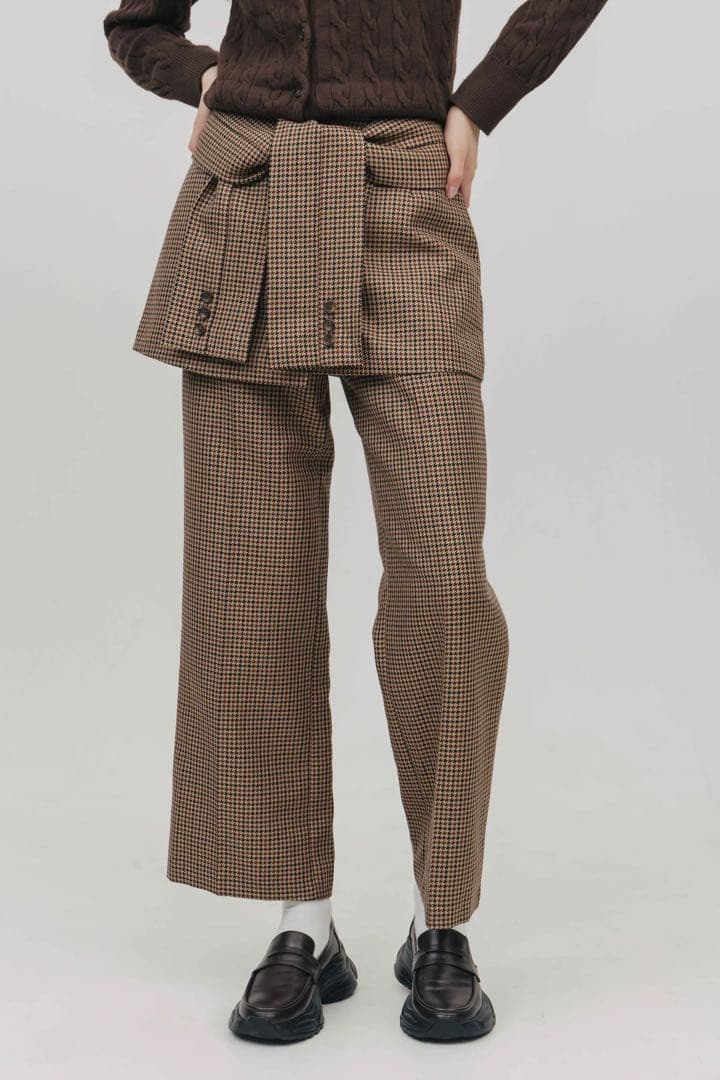 12/16までお値下げ【新品未使用タグ付】THE TOE チェックパンツ