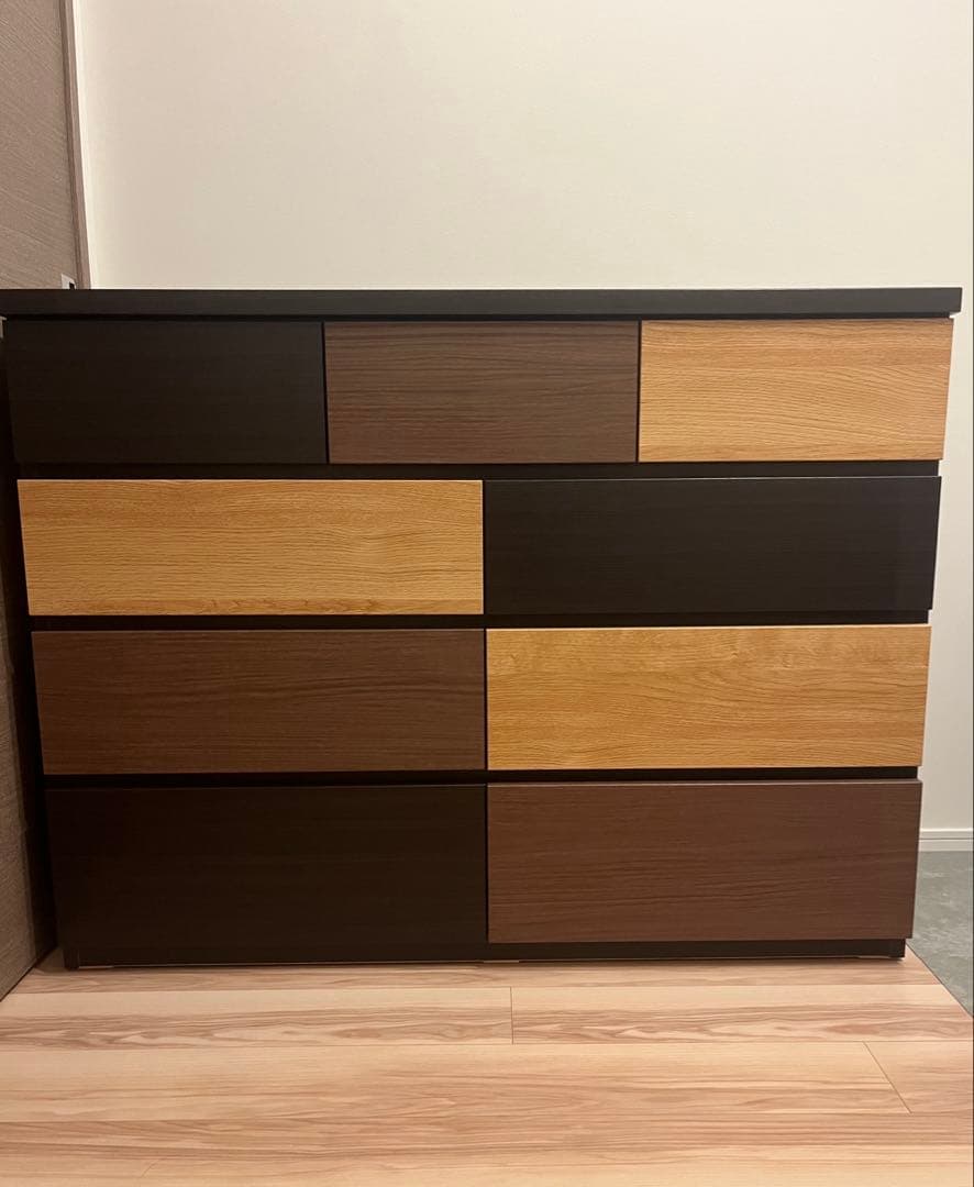 お値下げ送料込】ニトリ ローチェスト 幅120cm モダンデザイン カレナ