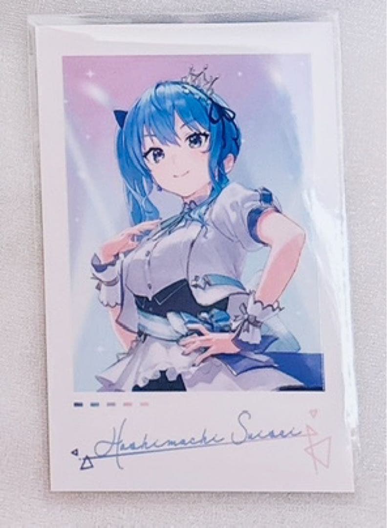 星街すいせい チェキ風カード - メルカリ