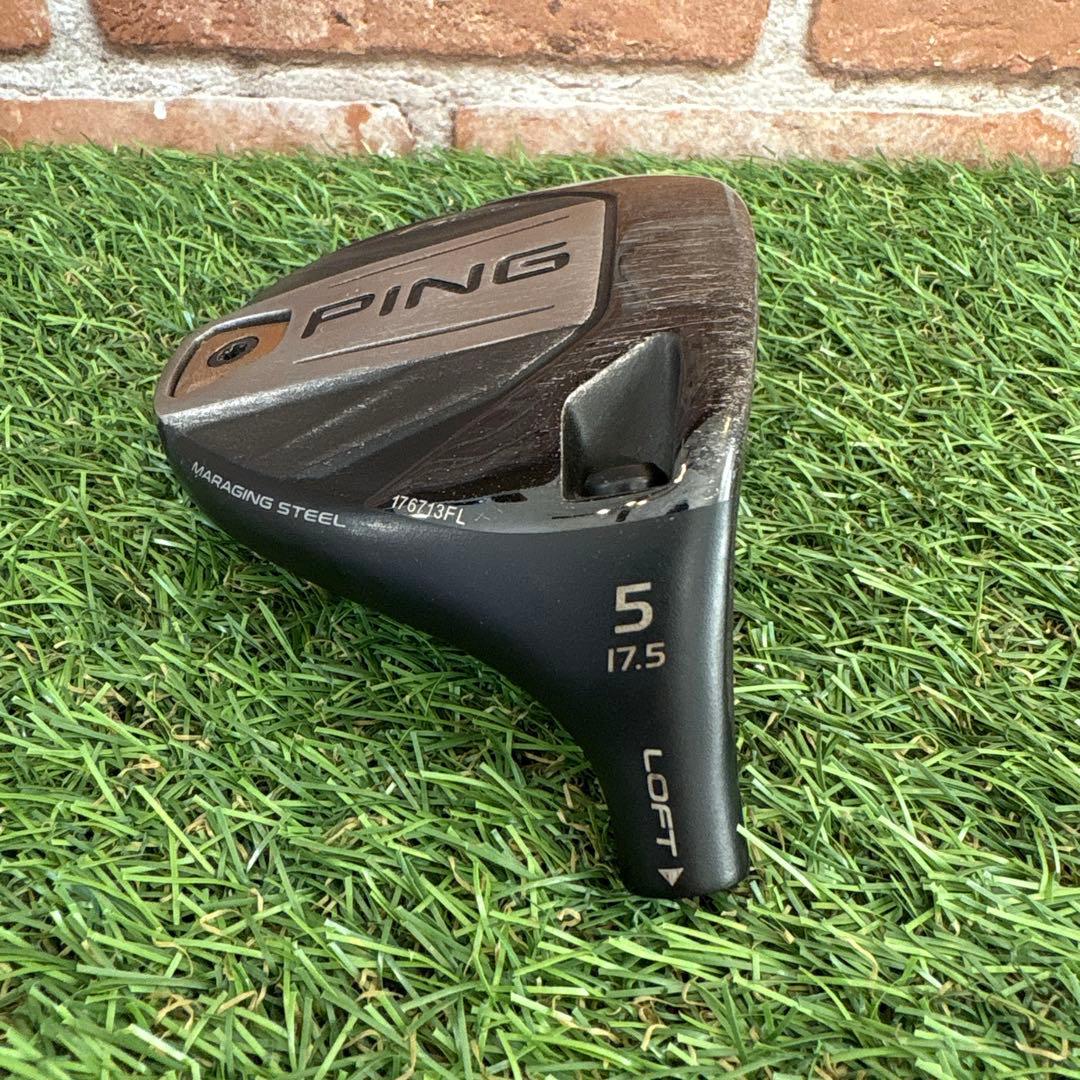 ‼️ピン G400 5W 17.5度 ヘッドのみ クラウン状態良い‼️