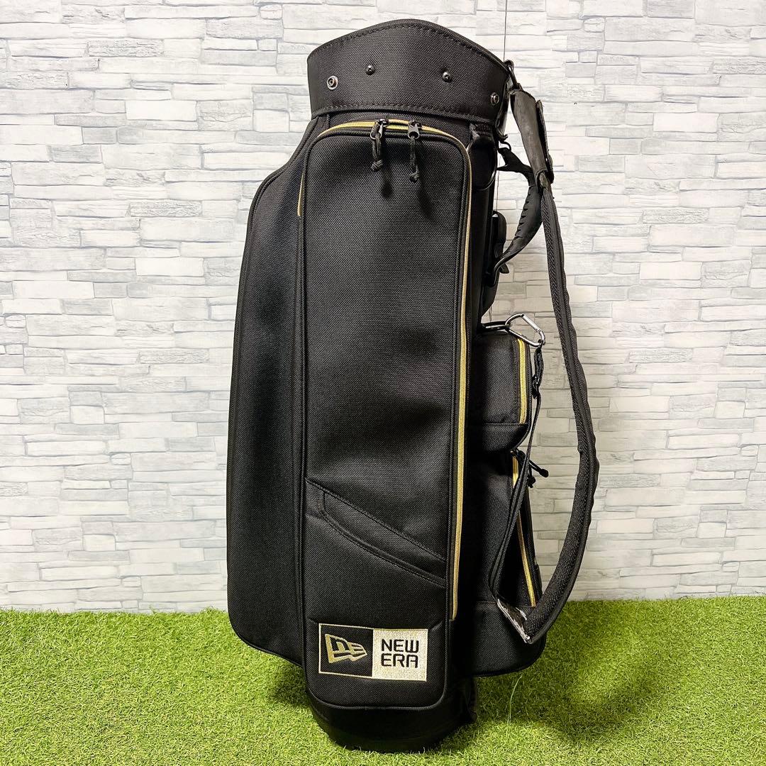NEW ERA ニューエラ キャディバッグ カート式 ブラック ポーチ付属