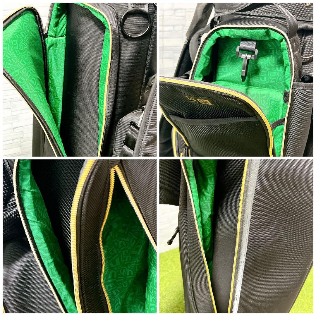 NEW ERA ニューエラ キャディバッグ カート式 ブラック ポーチ付属