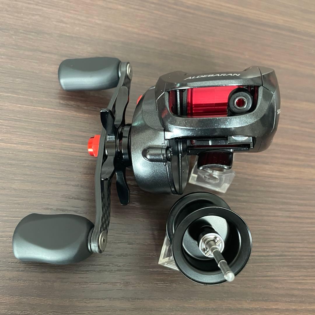 12アルデバランBFS XG　ZPIハンドル　マイクロキャストスプール＆ブレーキ