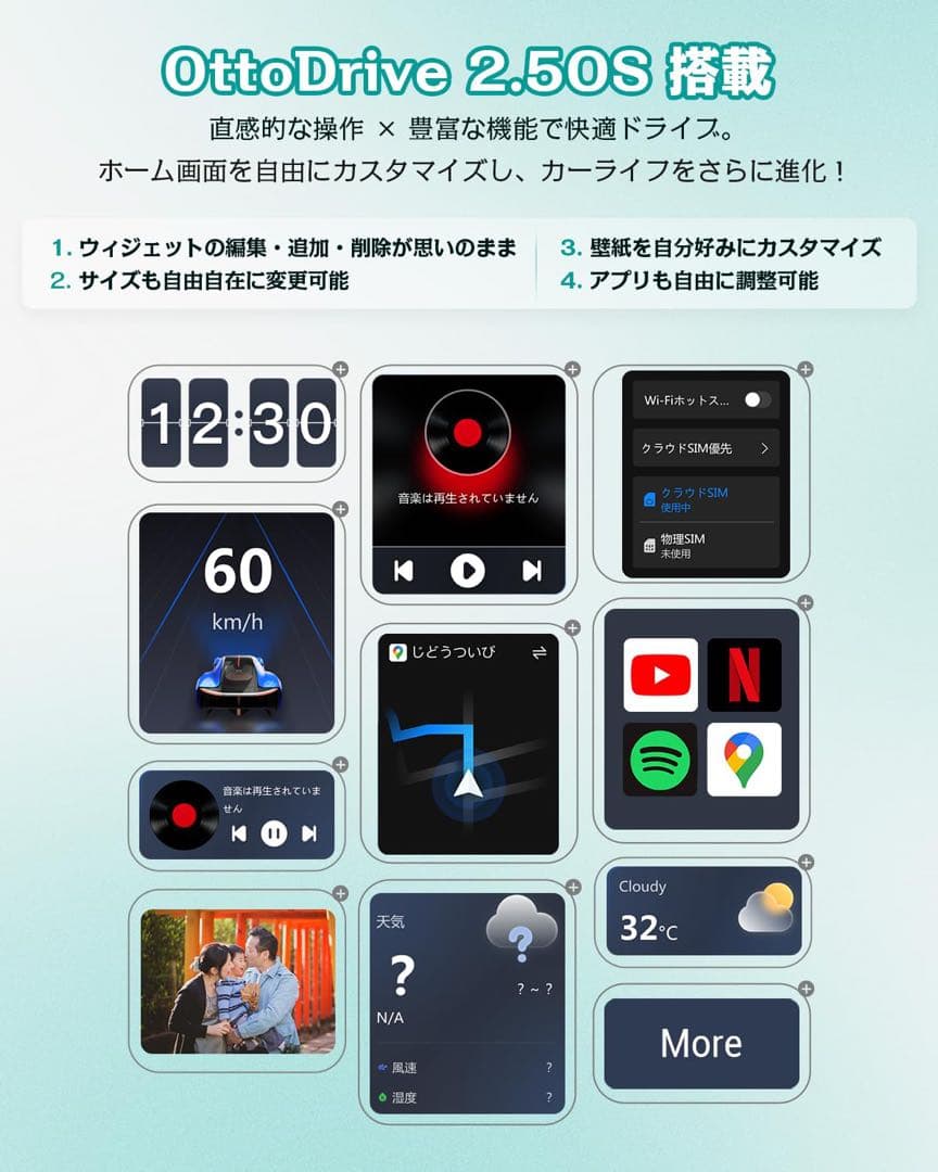 Ottocast E2 オットキャスト OttoAiBox E2 カーナビ