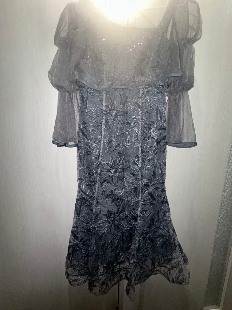 【完売品】LEJAフレアスリーブボレロ花柄刺繍マーメイドドレス