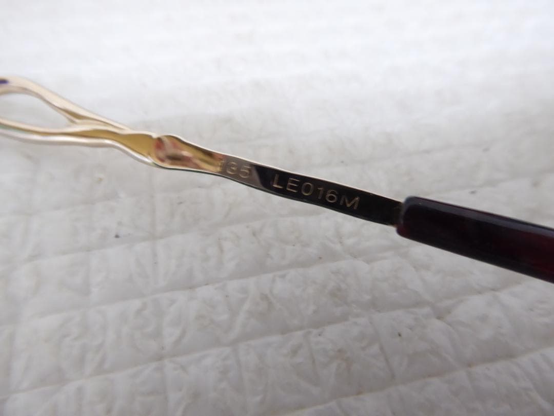 LEONARDレオナール K18刻印 度入り眼鏡 135 LEO16M D2-A - メルカリ