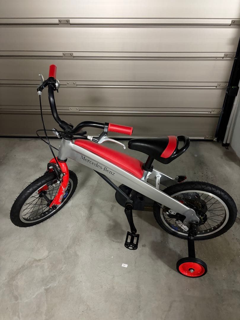 Mercedes-Benz キッズバイク シルバー/レッド クリスマスプレゼント