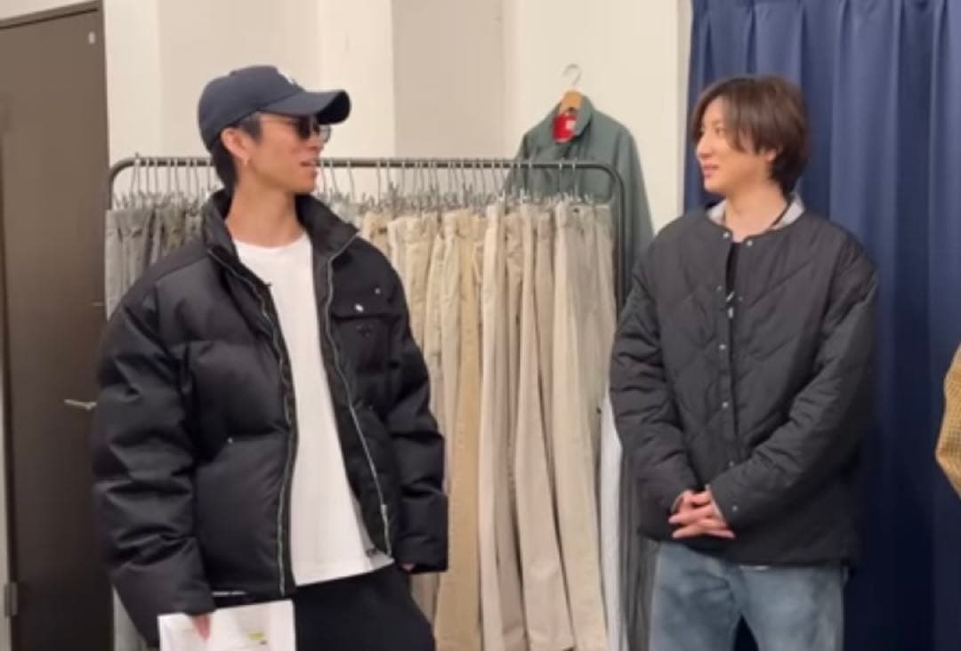 SixTONES田中樹　着用PRADAダウンジャケット