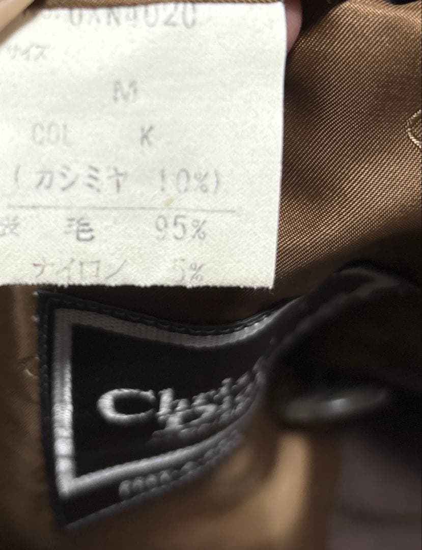 ジャケット・アウター vintage 80s dior cashmere super long