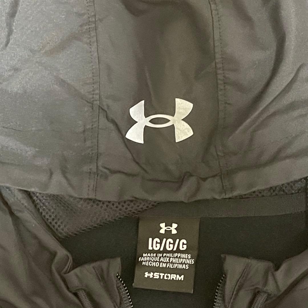 アンダーアーマー フルジップ フーディー ブラック ピンク