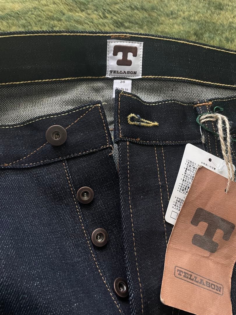 未使用】TELLASON テラソンW36 コーンミルズ社14.75 oz - メルカリ