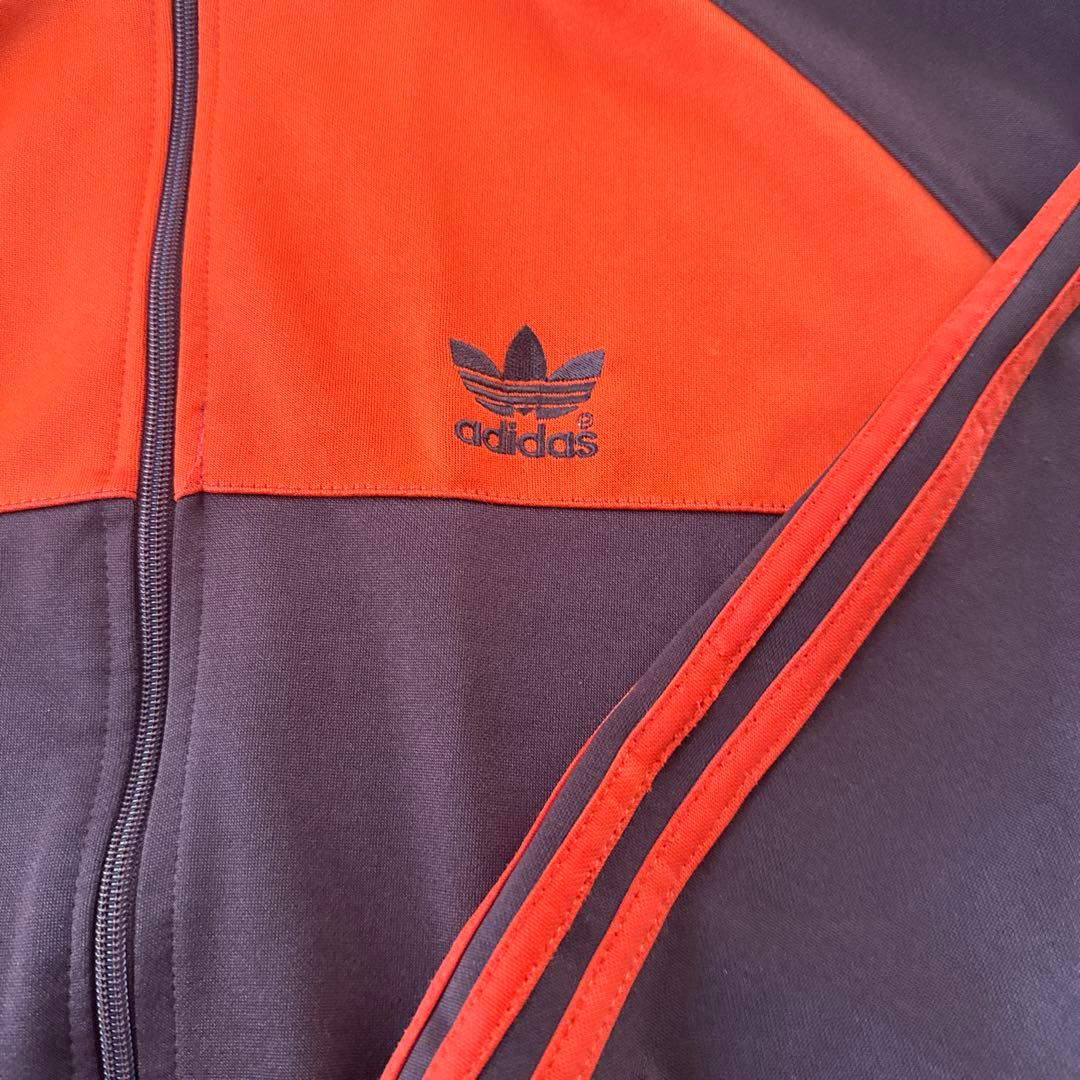 ⭐️レア！adidas トラックジャケット 90s ブラウン オレンジ 在原みゆ紀