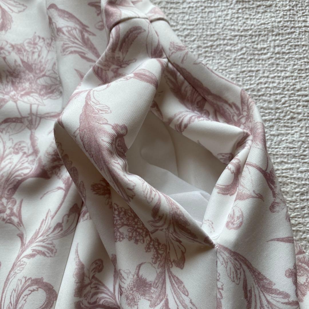 美品✨eimy golf ゴルフ フレアースカートフラワー柄 ピンクM - メルカリ