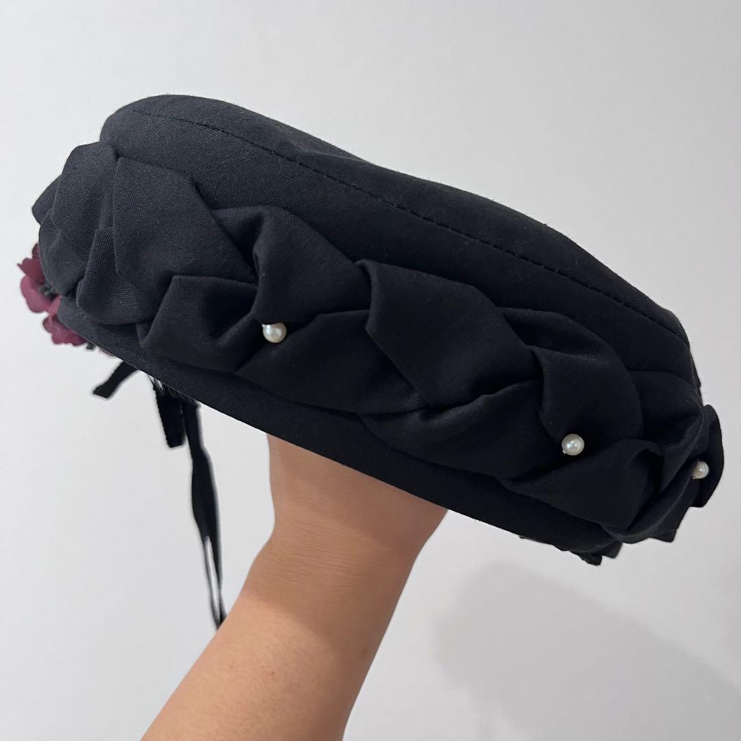 アノンハット 三つ編みベレー帽