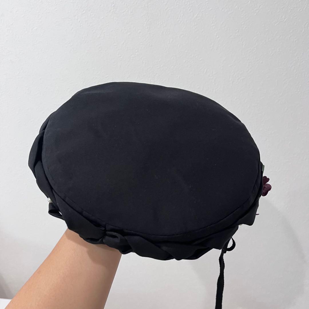 アノンハット 三つ編みベレー帽