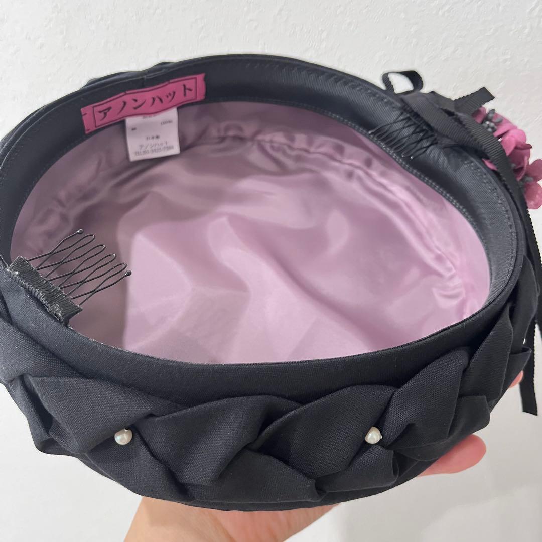 アノンハット 三つ編みベレー帽