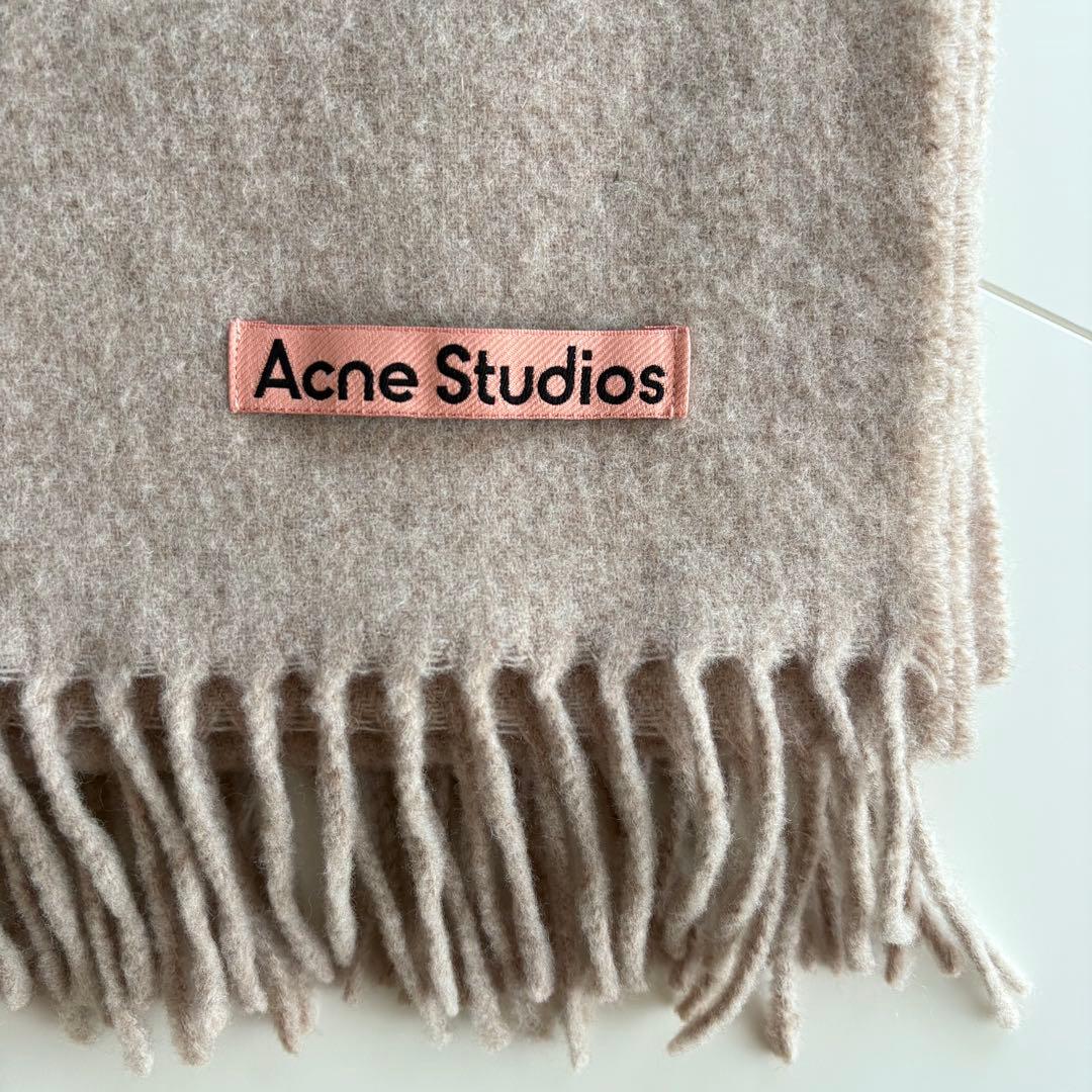 acne studios ストール 大判マフラー ベージュ　オートミール