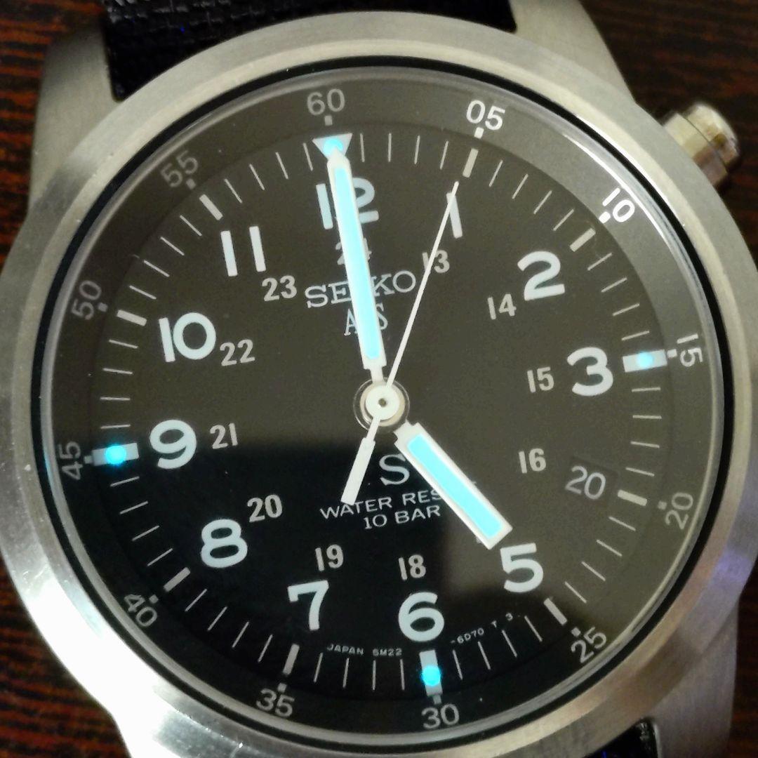 OH済み】セイコー SUS AGS 5M22-6C20 電池交換済み - メルカリ