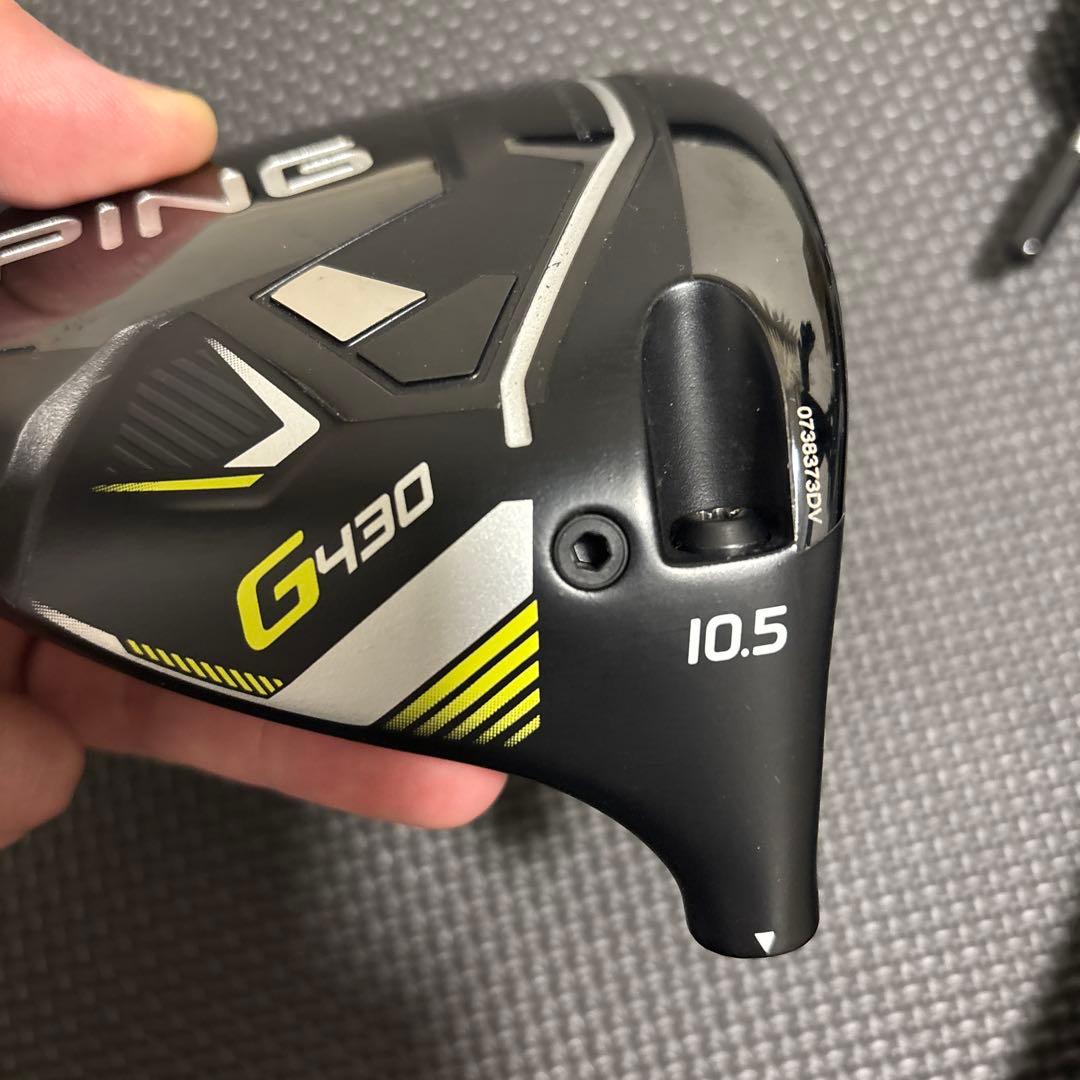 PING G430 SFTドライバー 10.5度　ヘッドのみ（カバー、レンチ付）
