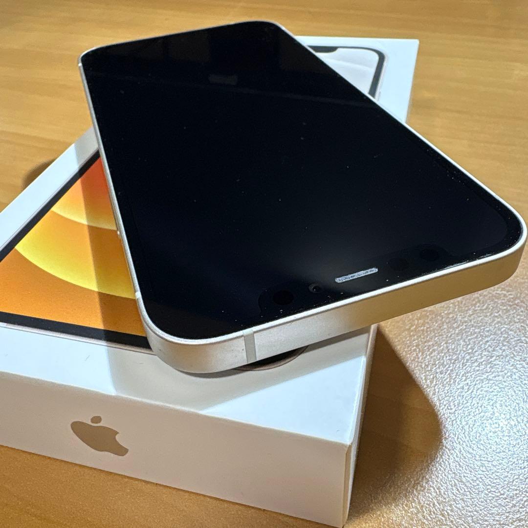 Apple iPhone 12 ホワイト 本体　ガラスフィルム1枚