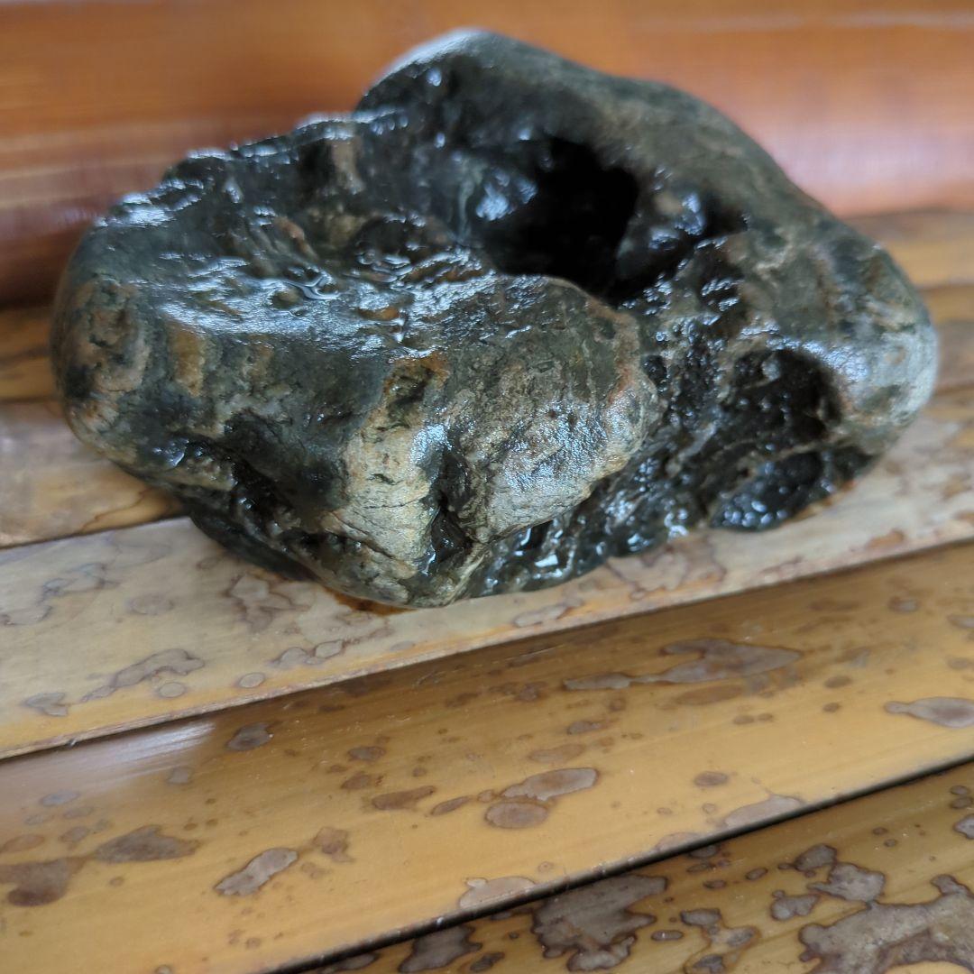 溜まり石 水石 鑑賞石 水盤 盆栽 石鉢 - メルカリ