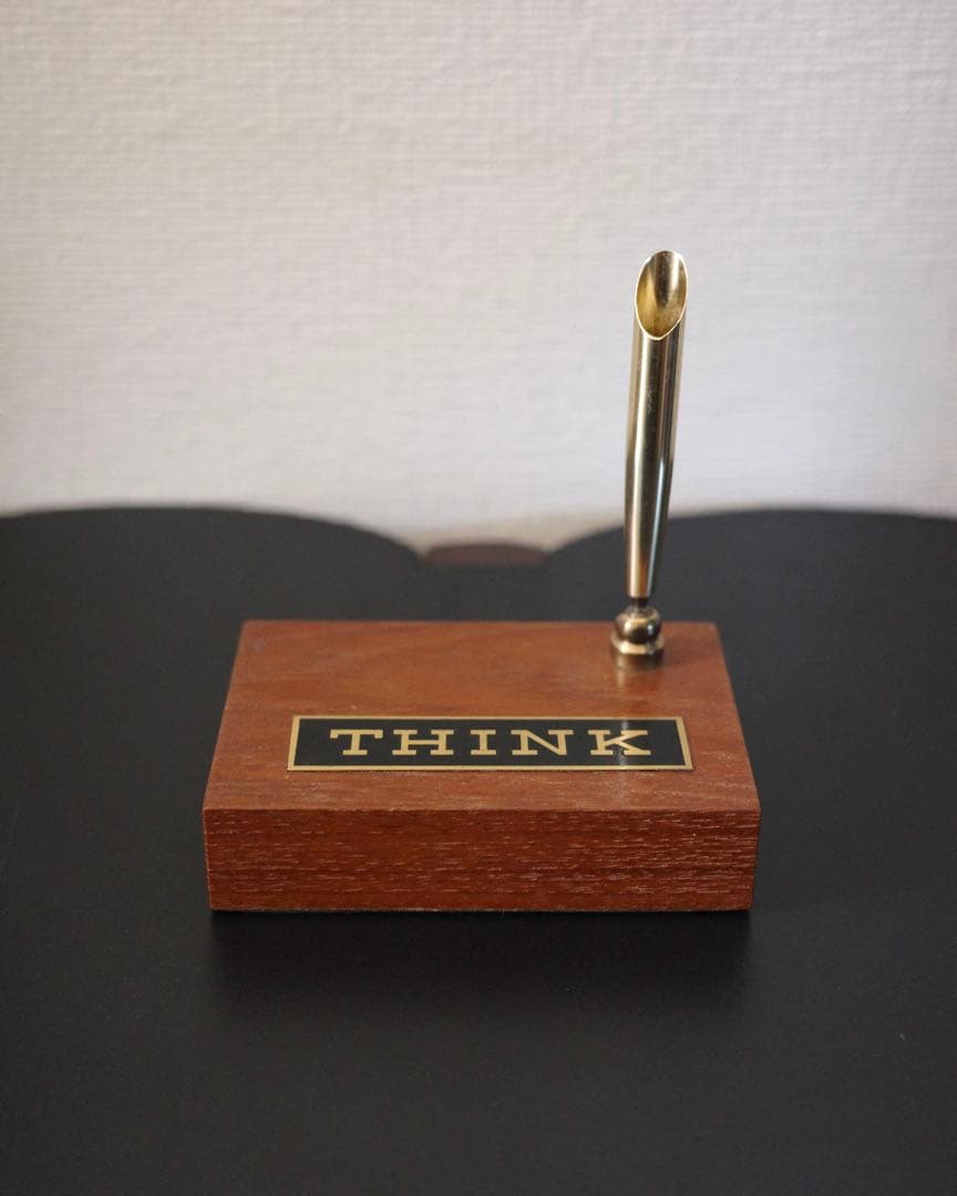 IBM 「THINK」ペンホルダー / ビンテージ / 当時物 / 非売品