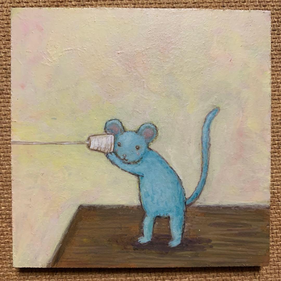 輝夜　自作絵画　虎とねずみ