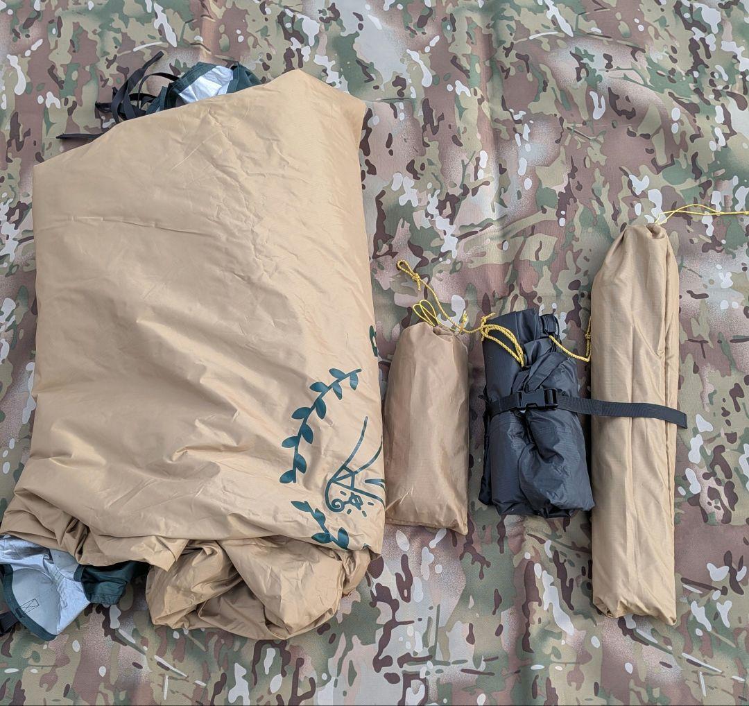 3F ULGEAR 210T 希少ワンポールテント グランドシート付 - メルカリ