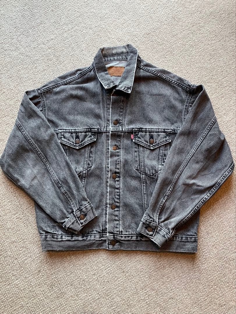Levi’s 80S 先染め ブラックデニムジャケット 70507-4858