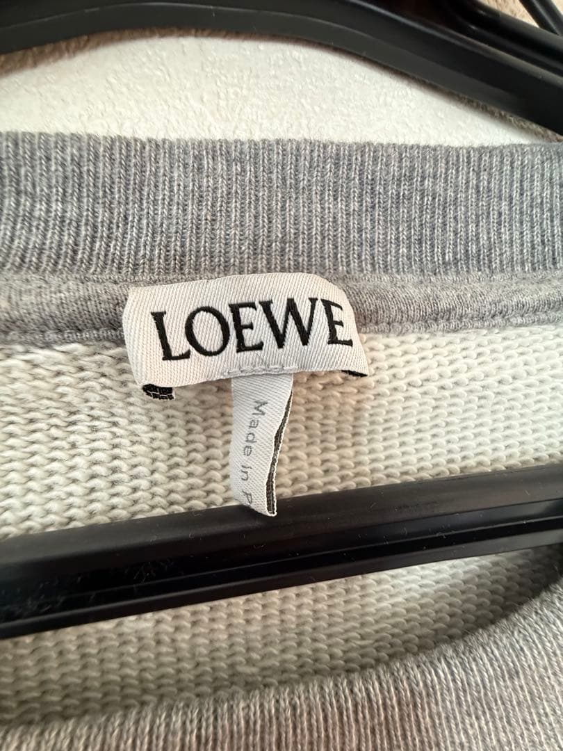 正規品　LOEWE グレー スウェット トレーナー