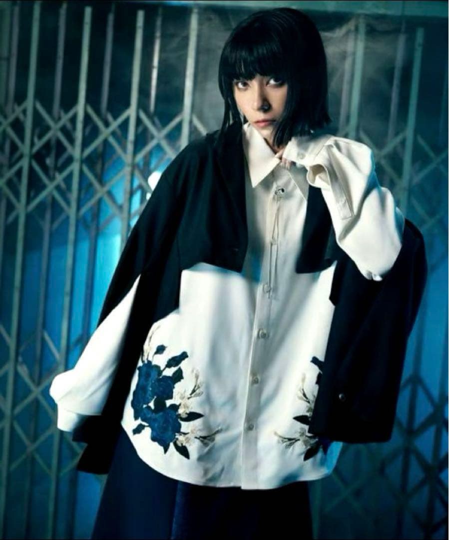 HARE×ado コラボレーション 受注生産モデル ROSEシャツ WHITE - メルカリ