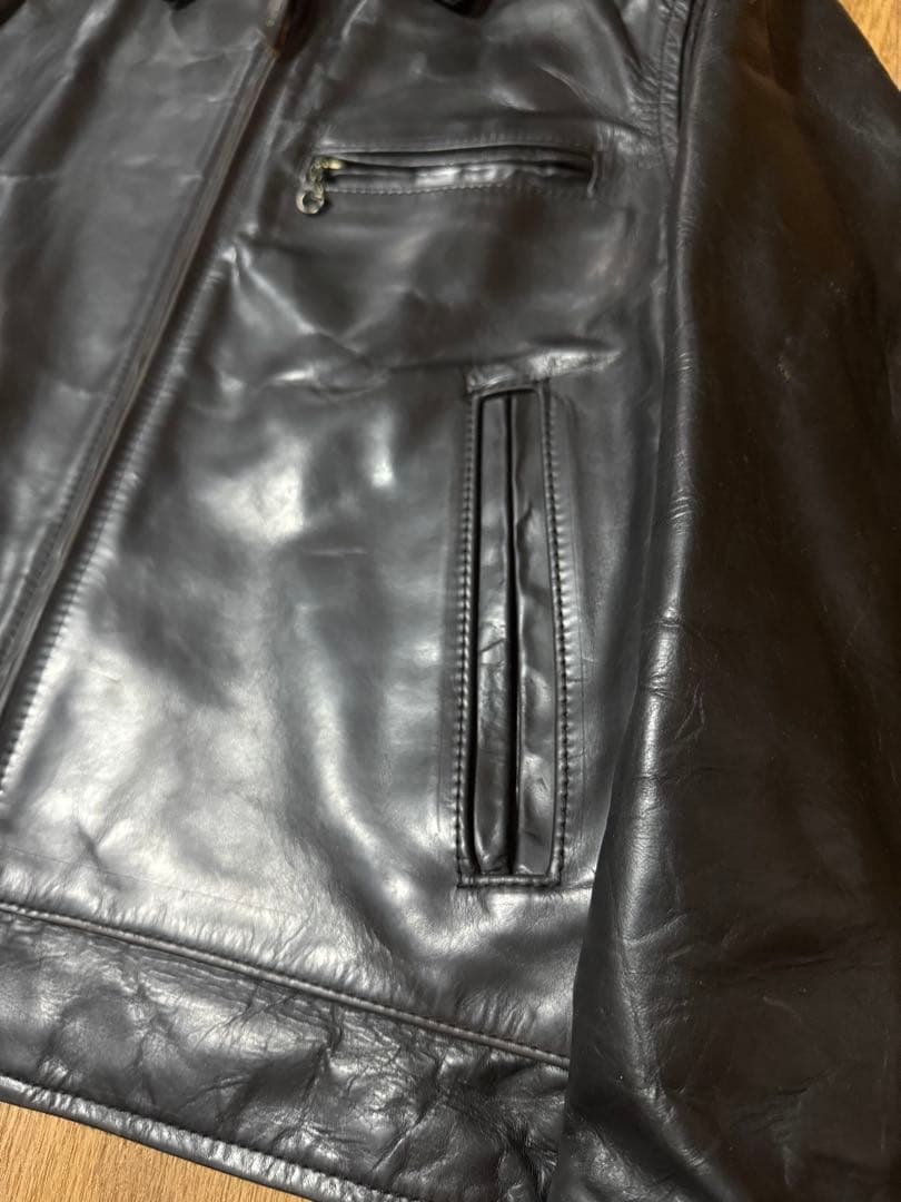 AERO LEATHER ホースハイド ハイウェイマン レザージャケット 36