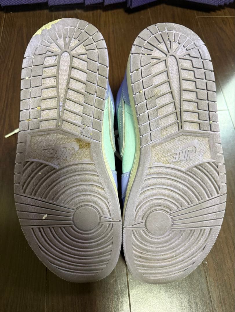 ジョーダン1 ミッドパープルアクア