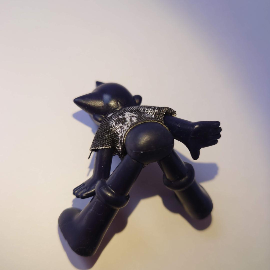 激レア1点物】鉄腕アトム ASTRO BOY紺 ブラックジャック黒Tシャツ着用