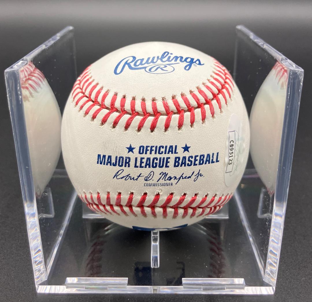 ②CUBS カブス 鈴木誠也 サイン ボール JSA 検）大谷 千賀