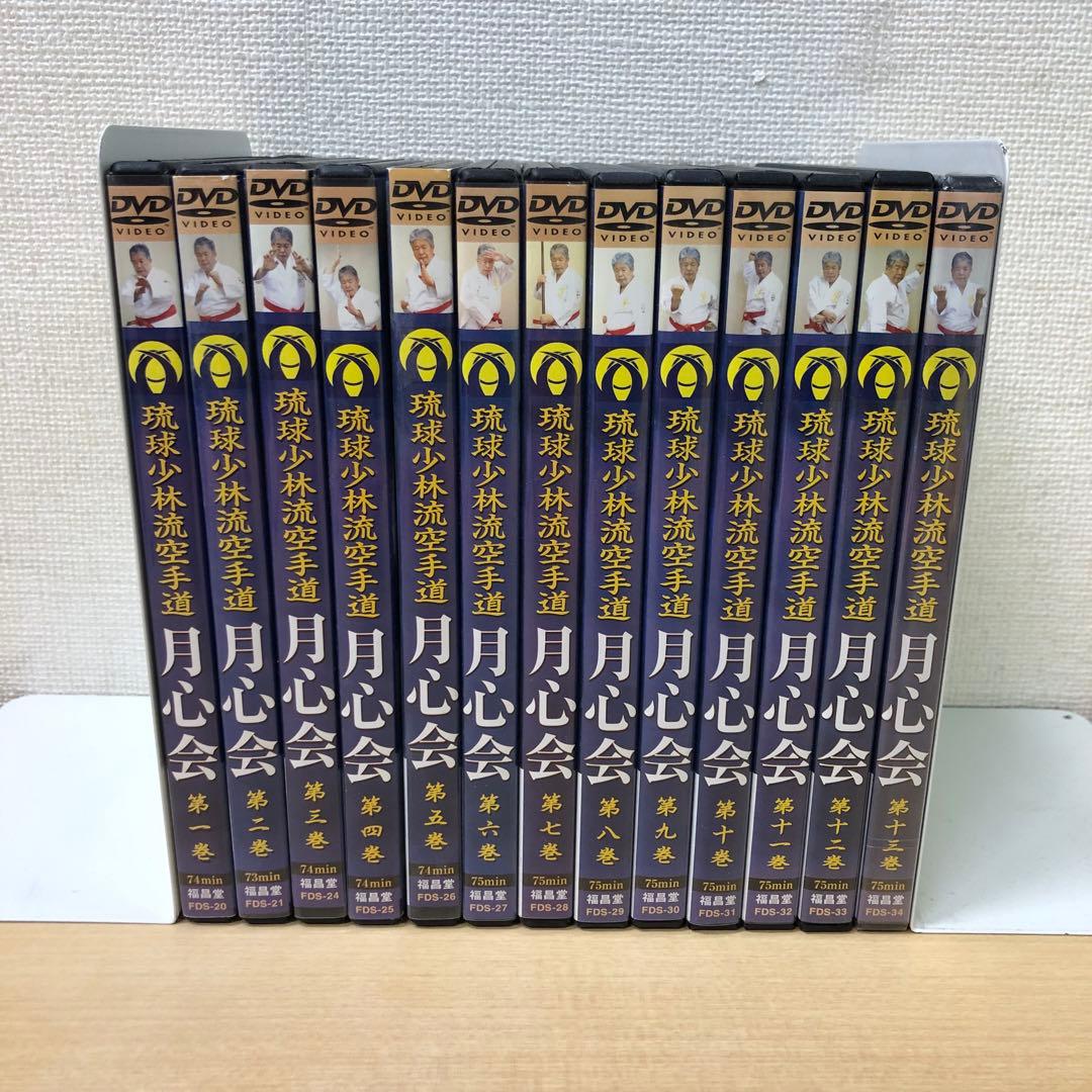 専用 M1109A 琉球少林流空手道 月心会 第一巻〜十三巻 DVD 13本
