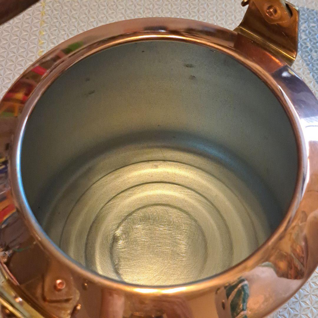 森井金属 カナディアンケトル 銅製やかん 木製ハンドル ブロンズ morico