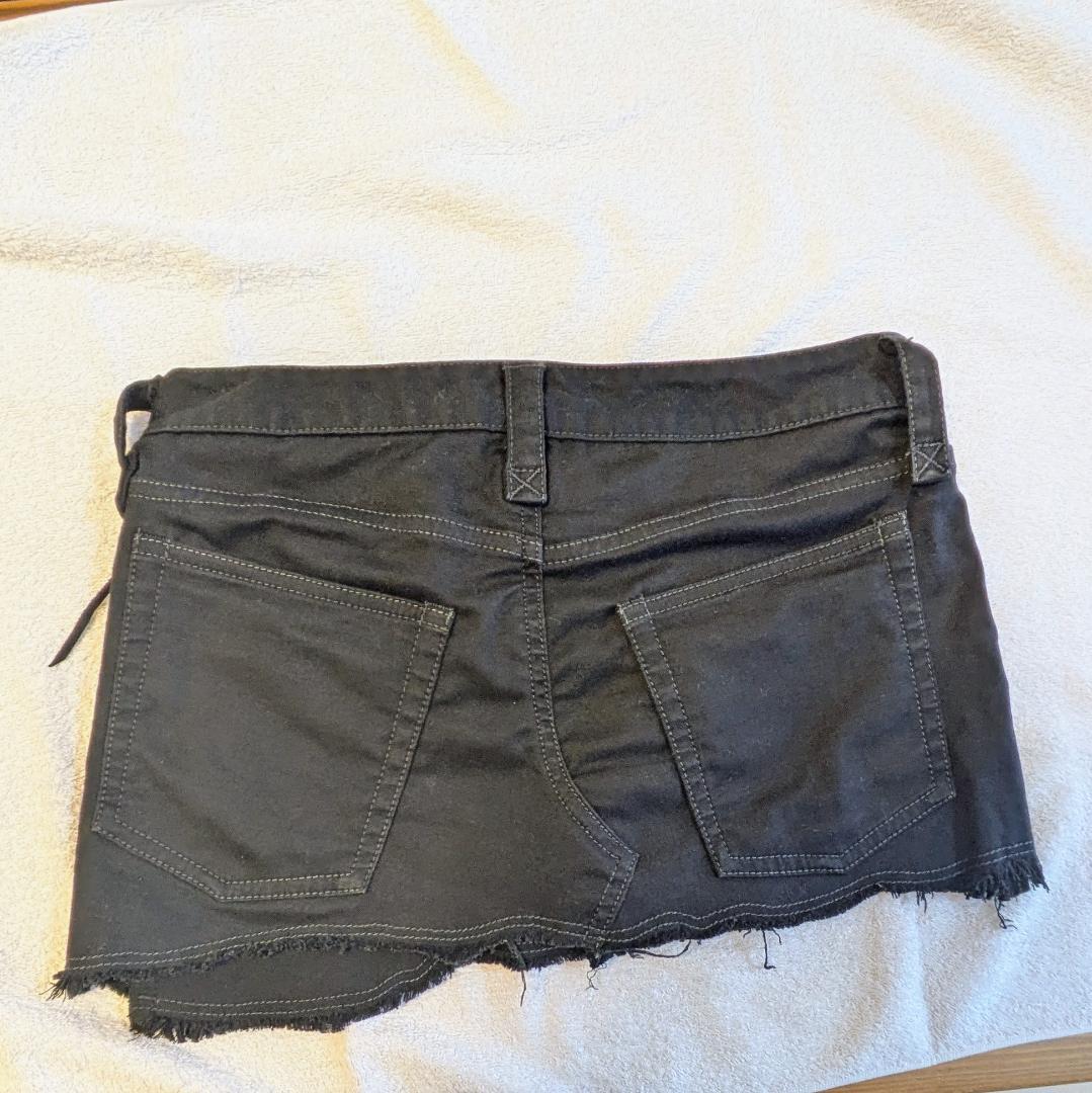 【if six was nine】サイズ25レースアップミニスカート黒【美品】