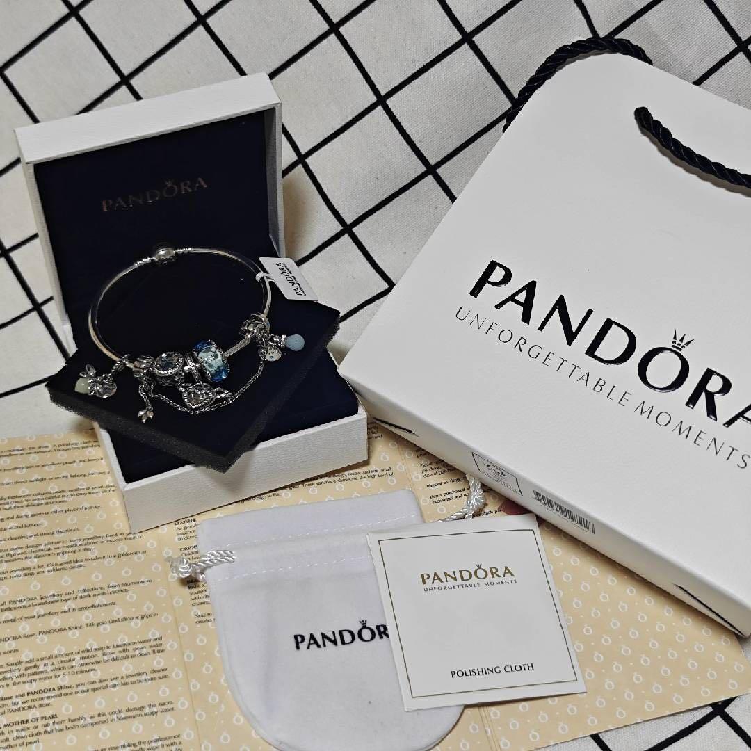 PANDORA シルバー チャーム 925 ブレスレット17·19·21