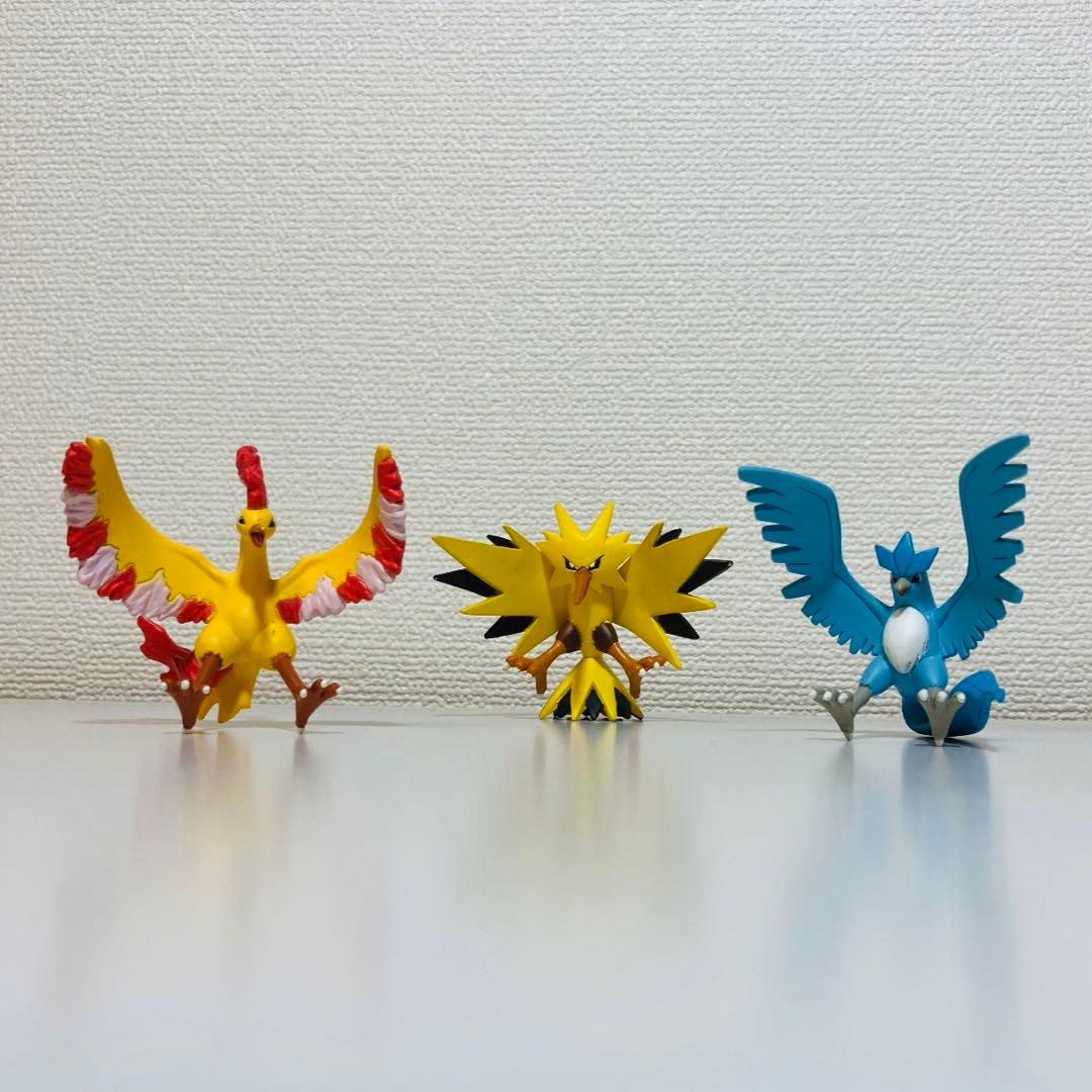 ポケモンフィギュア モンコレ 伝説三鳥セット - メルカリ