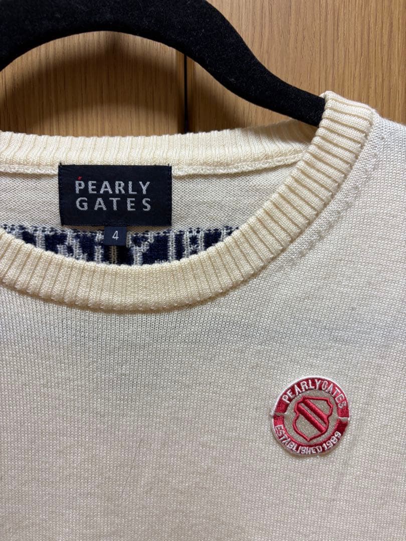 PEARLY GATES PGロゴセーター サイズ4