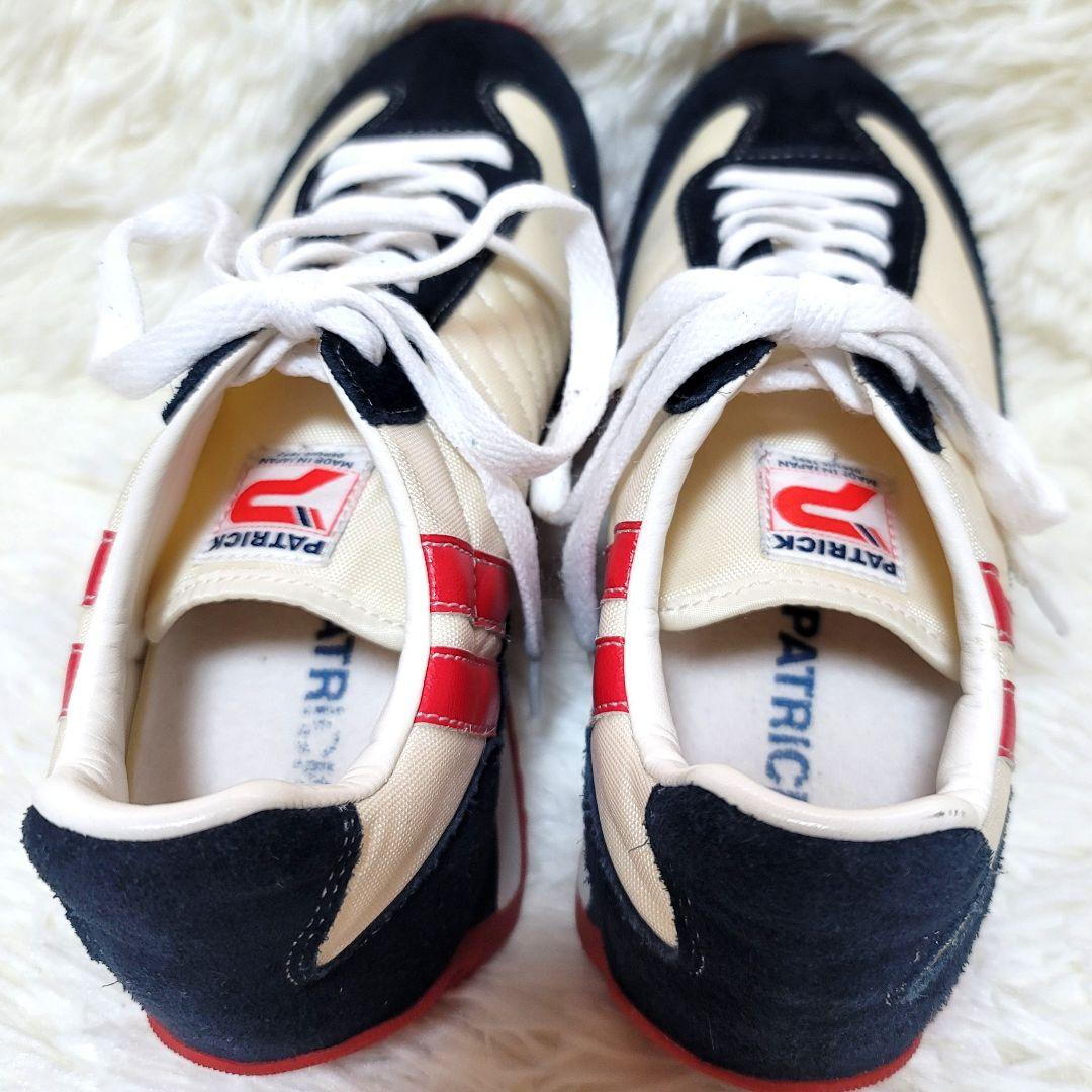 【美品】PATRICK マラソン スニーカー ローカット 23.5cm