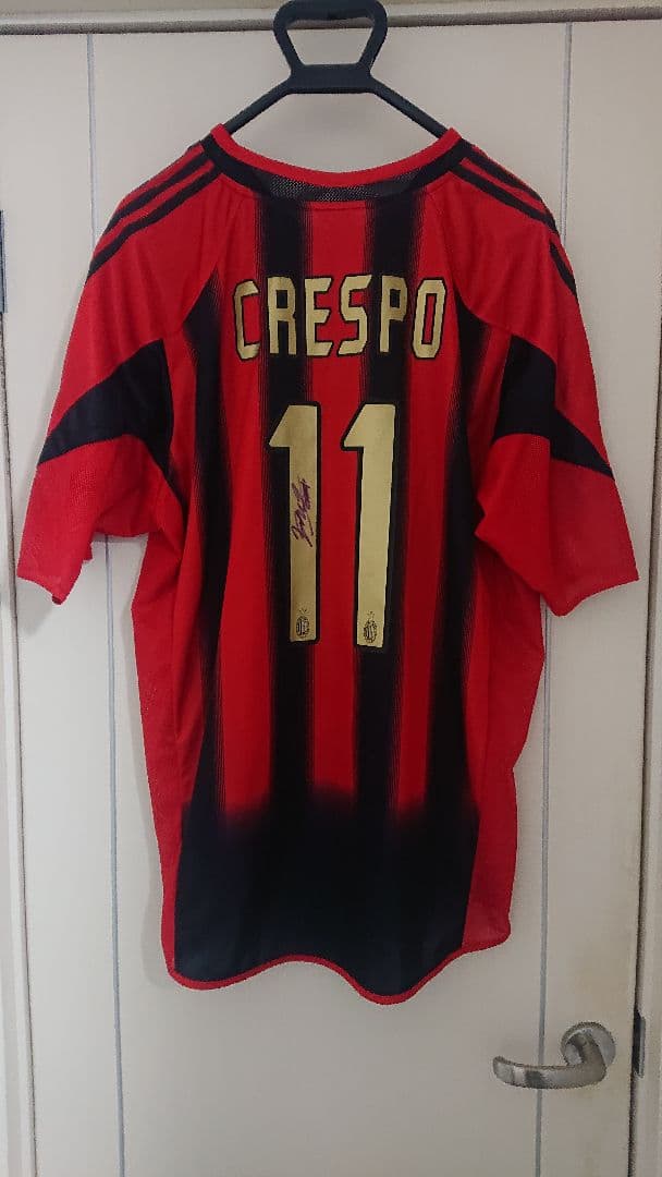 ACミラン クレスポ 直筆サイン入りユニフォーム