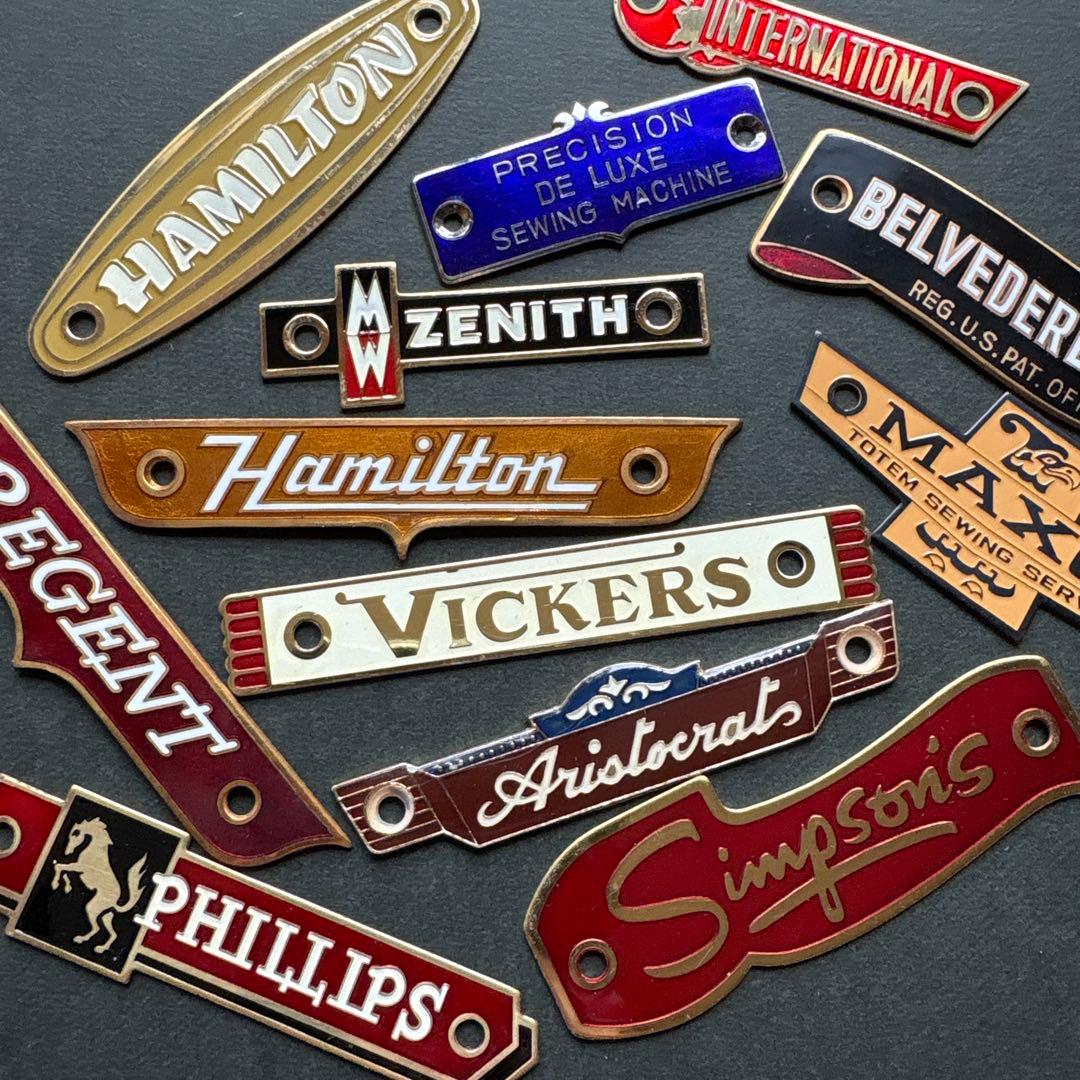 ヴィンテージマシンプレート／工業用プレート／VINTAGE