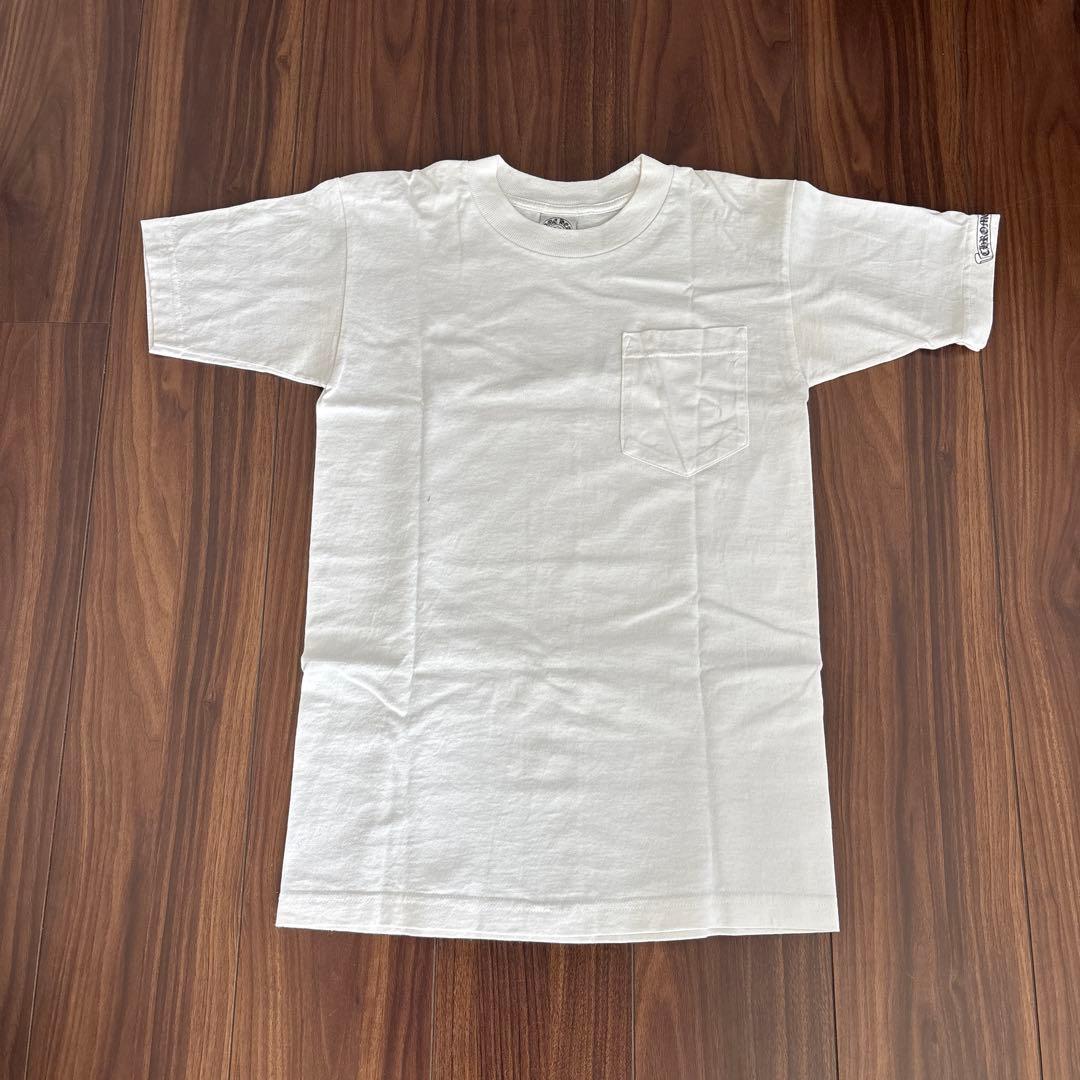 最終売切り価格！美品CHROME HEARTS ホワイト Tシャツ ＧＡＬＦロゴ